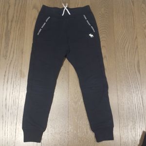 A&f kids sweatpants navy